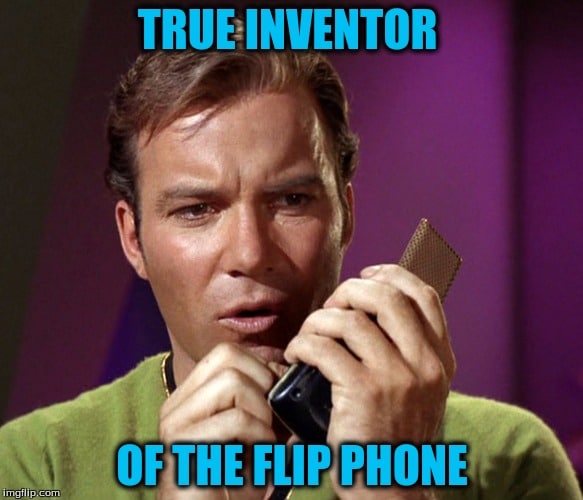 true inventor of the flip phone meme